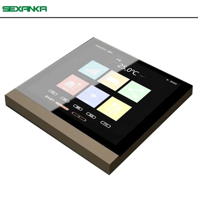 SEXANKA専門メーカーKNXEIBスマートホームビルディングコントロールシステムKNXタッチパネル4インチタッチスクリーン