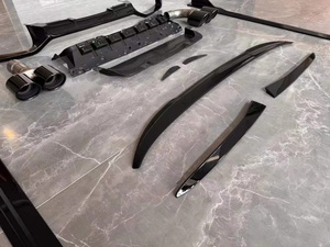 Kit <span class=keywords><strong>de</strong></span> Carrocería Black Knight, Alerón Delantero y Trasero Modificados, Difusor Trasero para BMW X4 G02 2019-2022 - Product Image 5