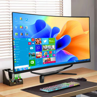 Computadora de escritorio Monoblock Gamer de alta velocidad 27 Curved i9 i7 i5 I3 con CPU RAM SSD DIY All In One PC Computer