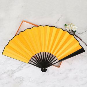Éventail pliant en bambou double face de 33 cm, imprimé en couleur, style classique chinois et japonais, portable pour fête, danse, cadeau - Product Image 2