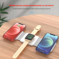 Chargeur de téléphone sans fil Android 3 en 1, pliable, magnétique, universel, portable, chargeur de téléphone sans fil rapide pour Iwatch
