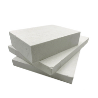 Panneau d'isolation en fibre céramique avec support en silicate d'alumine blanc