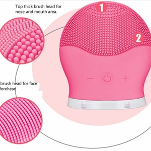 Brosse nettoyante pour le visage à usage domestique, marque privée, pour soins personnels de la peau, nettoyant facial sonique en silicone, brosse nettoyante pour le maquillage - Product Image 2