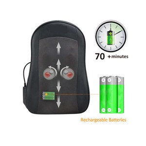 स्वनिर्धारित लोगो कॉर्डलेस हाफ बैक मसाज कुशन वॉक नीडिंग मिनी आकार में हीटिंग के साथ कार्यालय कुर्सी के लिए अच्छा है - Product Image 3