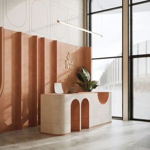 Top Selling Modern <strong>Large</strong> Desktop Reception <strong>Desk</strong> Beauty Salon Counter Reception Table Nail Salon SPA Reception <strong>Desk</strong> - Product Image 2