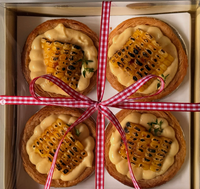 Scatola per Torte di Mais Grigliato con Coperchio Trasparente, Confezione in Carta Stampata Personalizzata per Pasticceria