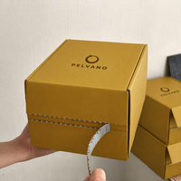 Boîte d'emballage personnalisée pour chapeaux avec logo imprimé UV, boîtes en papier écologiques avec fermeture éclair, papier de soie, étiquette et autocollant