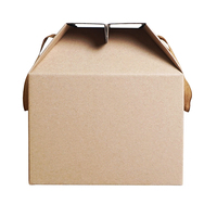 Verpackung Obst Landwirtschaft Geschenk Kraft papier Karton mit Griff