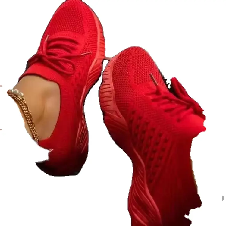 Rahat spor tarzı bayanlar Sneakers yüksek kalite spor özel yürüyüş ayakkabısı kadınlar için