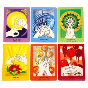 Premium 108 main geste luxe édition Mudra papier cartes à jouer pour enfants adultes adolescents croissance spirituelle guérison usine directe - Product Image 3