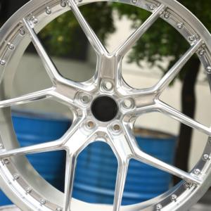 Jantes en alliage HTOR neuves de 17 à 20 pouces, 5x112 5x120, peintes, forgées pour A45 W177 W118 <span class=keywords><strong>Golf</strong></span> GTI C8 Corvette Z06 ZR1 - Product Image 4