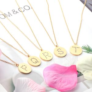 Collares con Letra K, Colgantes con Iniciales del Alfabeto, Collar de Cadena de Acero Inoxidable Dorado/Plateado, Joyería para Mujer - Product Image 6