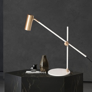 Led bảo vệ mắt học tập Bàn sắt rèn đèn dài cánh tay gấp đèn bàn cho sinh viên Đọc Sách Làm việc nghiên cứu văn phòng - Product Image 4