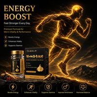 Qidan Vente en gros Capsules de Maca brute extra-fortes 1500MG originales, capsules de racine de Maca noire pour booster l'énergie des hommes