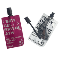 Sac de brillant à lèvres liquide 3.2g 3G personnalisé emballage de brosse de soin de la peau pour mascara brillant à lèvres pour vodka bière pochette à bec en plastique