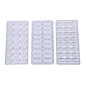 แม่พิมพ์ช็อคโกแลตใสพิมพ์บาร์ขนมโพลีคาร์บอเนตแม่พิมพ์ช็อคโกแลตใสแบบ DIY - Product Image 5
