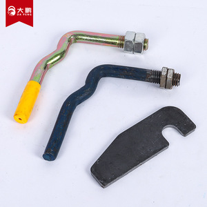 Da Peng Cargo Door Wrench <b>7</b> Shaped Hook <b>Iron</b> Zinc Plated For Truck Trailer Repair Replacement - Product Image 3