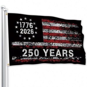 250 Years American Flag 3x5 Ft Double Sided USA Anniversary Patriotic Design 1776-2026 Commemorative Flags <b>Banners</b> - Product Image 3