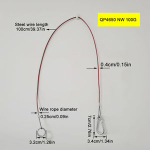 Câble de <span class=keywords><strong>traction</strong></span> robuste de 1 m, câble de sécurité pour remorque de <span class=keywords><strong>voiture</strong></span>, câble de séparation pour remorque électrique, outil de réparation de carrosserie, pièces de modification - Product Image 5
