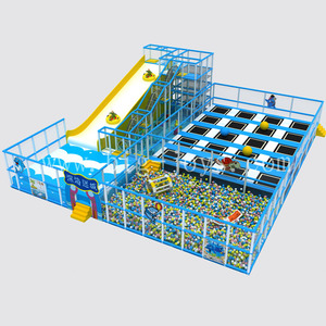 Tanque de espuma de último diseño, parque de trampolín tobogán de gran tamaño, equipo de gran altitud, juegos suaves emocionantes e interesantes - Product Image 1