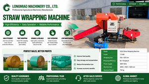 Machine d'emballage automatique pour ensilage de fourrage, qualité alimentaire, contrôlée par PLC, 220V/380V, facile à utiliser - Product Image 4