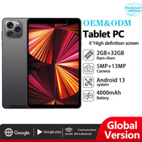 Penjualan Langsung Pabrik Lintas Batas Tablet Layar IPS Ultra Tipis 8-Inci Baru MTK Octa Core Android 13 4G Panggilan WiFi Dual-Band