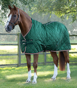 Tapis d'écurie confortable pour chevaux avec rembourrage en coton et polaire douce pour chevaux Breyer en tissu à carreaux Style Shell - Product Image 4