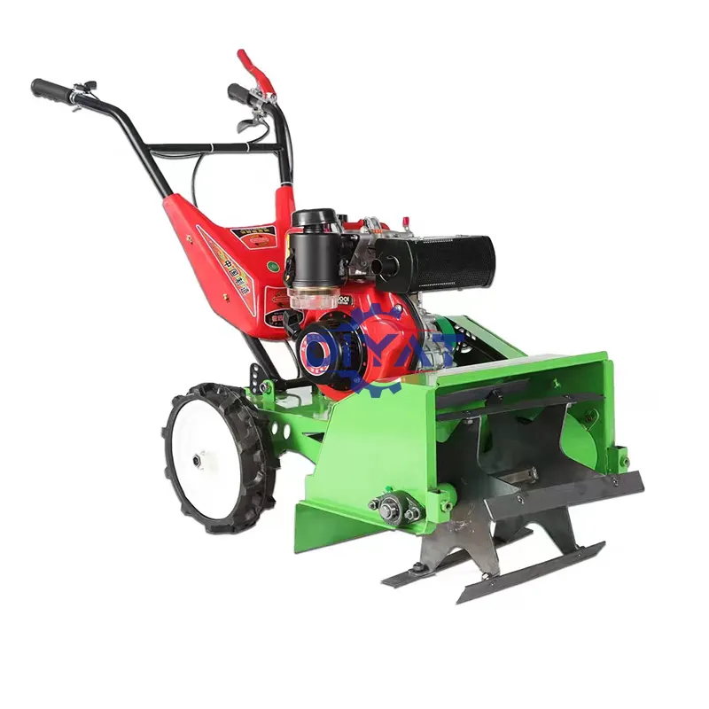Hot sale rotary tiller rice paddy tiller Grass spading machine Small tiller planter With Rotary Ploughing Knife