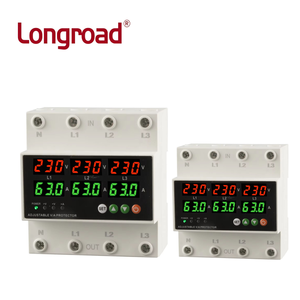Protector de Sobretensión/Subtensión Trifásico <span class=keywords><strong>LONGROAD</strong></span> LRAV-2P 10kVA con Pantalla Digital y Monitoreo de Doble Pantalla 50/60Hz - Product Image 1