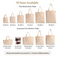 Sacs fourre-tout en toile réutilisables en gros, sacs de courses personnalisés avec logo, sacs promotionnels en coton écologiques en vrac pour l'épicerie
