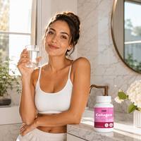 Colágeno Bovino Premium, Péptidos de Colágeno Tipo 1 y 3, Suplemento de Proteína para la Salud de las Uñas, Bienestar, Biodisponible, Marca Privada