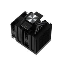 FEZCOOL CV620 Refroidisseur de processeur compact à double tour avec écran LCD, refroidissement liquide, 6 caloducs, roulement fluide, liaison cuivre-aluminium, compatible ARGB