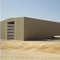 Bâtiment préfabriqué en structure d'acier résistant à la corrosion, grande structure d'atelier à travée libre en acier