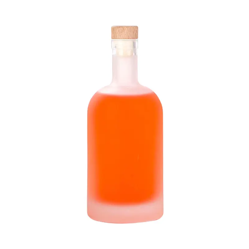 ウォッカ/スピリット/リキュール/ワイン/ウイスキーフロストワインボトルを梱包するための50ml100ml透明な空のガラス瓶