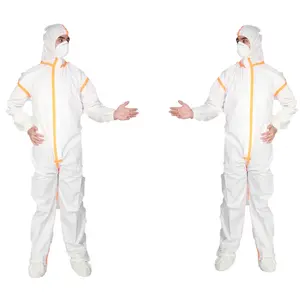 Sms/Microporous/PP Non-Woven Disposable Coverall Suits Ome Protective Suit Workwear Uniform