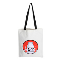 Sac fourre-tout en toile robuste, pliable, écologique, personnalisable HC, avec fermeture ouverte, petite taille, pour usage promotionnel
