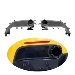 Accesorio de Escape de Fibra de Carbono Estilo Capristo de Alta Calidad Compatible con Ferrari 488 Gtb 2015-2018 86648400 821276 821208 - Product Image 3