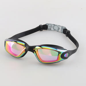 แว่นตาว่ายน้ำสำหรับผู้ใหญ่เลนส์ซิลิโคนปะเก็นป้องกันรังสียูวีสำหรับการแข่งขันของผู้ชายผู้หญิงโลโก้ตามสั่ง - Product Image 5