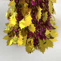 Arbre de Noël en feuilles dorées de haute qualité, décoration d'ambiance pour les fêtes de Noël, arbre de Noël artificiel en magasin
