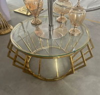 Table d'appoint moderne en acier inoxydable pour événements, banquets et fêtes – Table basse haute pour mobilier
