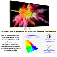 Nouvel écran ultra-large P40U 40 pouces 5K 5120*2160 IPS 60Hz 99% SRGB, écran miroir compatible Windows pour la conception graphique, le stockage et le bureau