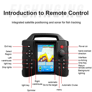 Nuova Barca da Pesca per Pasturazione all'Ingrosso di Fabbrica con GPS ed Ecoscandaglio Sonar, Barca Radiocomandata per Pasturazione da 1000M, Barca da Carp <span class=keywords><strong>Fishing</strong></span> con GPS - Product Image 2