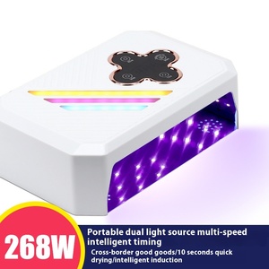 Four Leaf Clover UV LED Nail Lamp High Power Fast Drying Gel <b>Polish</b> Curing Light <b>Plastic</b> Professional Manicure Equipment - Product Image 5