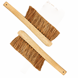 Wooden Eco-Friendly Durable Mini Coconut Fiber <b>Scrub</b> <b>Brush</b> with Wooden Handle Household Cleaning Tools - Product Image 1