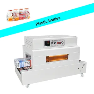 China FUYI Small plastic bottle pvc heat thermal shrink film tunnel sleeve labelling wrapping packing machine