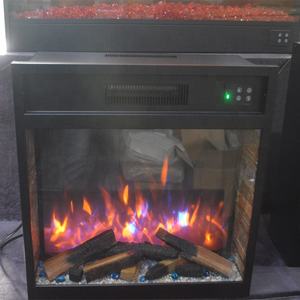 Muebles modernos de lujo para sala de estar, <span class=keywords><strong>chimenea</strong></span> eléctrica de simulación con incrustaciones de plata personalizada, Control remoto, construcción de acero LED, nuevo - Product Image 5