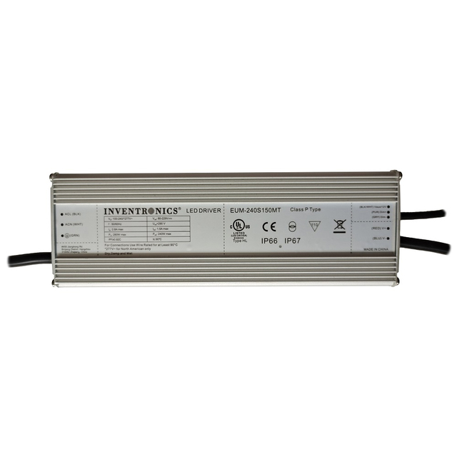 Waterproof IP67 AC-DC Single Output LED Driver 0-10V Dimming 240W-320W for Flood Light & Street Light-Inventronics