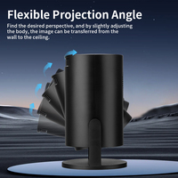 YDH-M5 – Support OEM/ODM d'usine – Projection d'écran sans fil 4K 500 Lumens avec double Wi-Fi pour téléphone portable, idéal pour l'intérieur