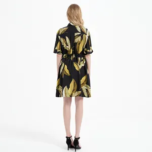 Hot Selling Floral Spot Print Custom Dress Sexy For Woman Summer Street