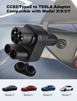 Adaptateur de connecteur de véhicule électrique JET New Design 250A Combo2 vers Nacs, convertisseur 1000V CCS Cybertruck